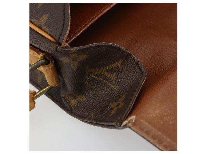 LOUIS VUITTON Borsa a Spalla Monogram Cartouchiere MM M51253 LV Auth ep15462 Monogramma - vista 20