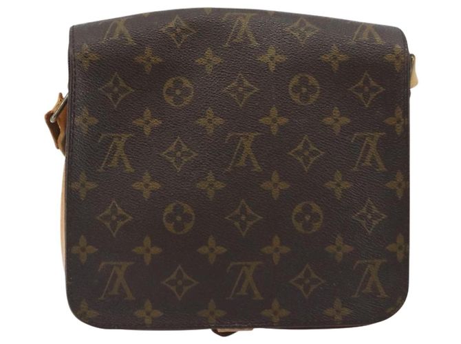 LOUIS VUITTON Borsa a Spalla Monogram Cartouchiere MM M51253 LV Auth ep15462 Monogramma - vista 3