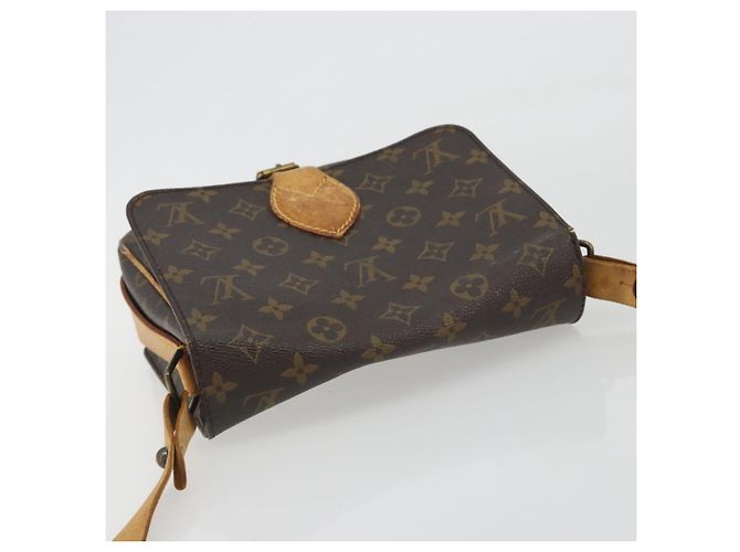 LOUIS VUITTON Borsa a Spalla Monogram Cartouchiere MM M51253 LV Auth ep15462 Monogramma - vista 6