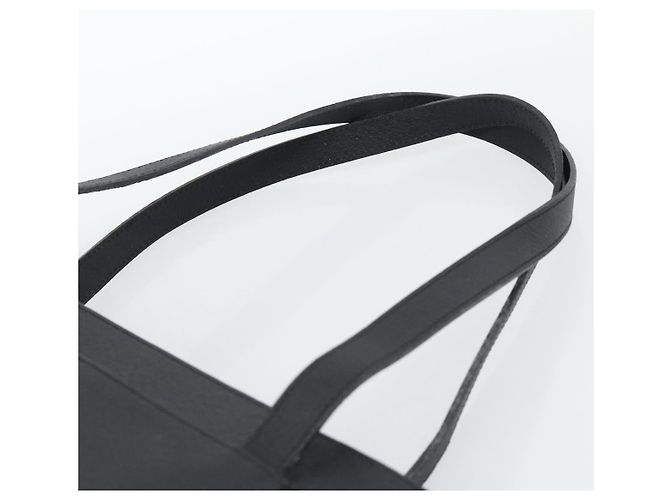 SAINT LAURENT Tote Bag aus Leder Schwarz Gold Auth 194015 Golden - Ansicht 8
