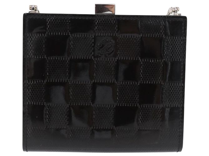 LOUIS VUITTON Damier Vernis Anjou PM Schultertasche Schwarz M92112 LV Auth ki6743V - Ansicht 2