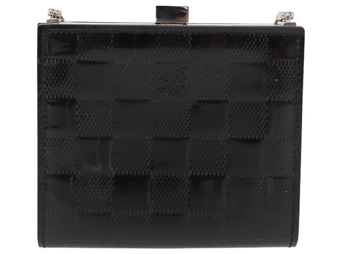 LOUIS VUITTON Damier Vernis Anjou PM Schultertasche Schwarz M92112 LV Auth ki6743V - Ansicht 3