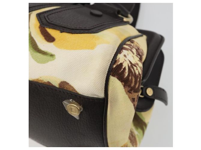 Céline Borsa CELINE in tela, oro, autentica 192711A Giallo - vista 12