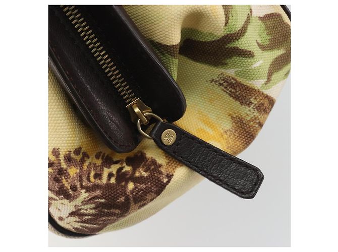 Céline Borsa CELINE in tela, oro, autentica 192711A Giallo - vista 17