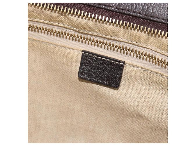 Céline Borsa CELINE in tela, oro, autentica 192711A Giallo - vista 19