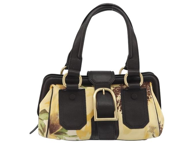 Céline Borsa CELINE in tela, oro, autentica 192711A Giallo - vista 2