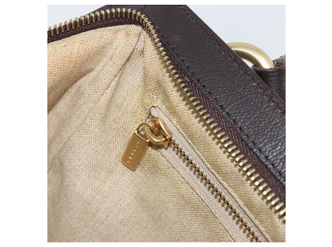 Céline Borsa CELINE in tela, oro, autentica 192711A Giallo - vista 23