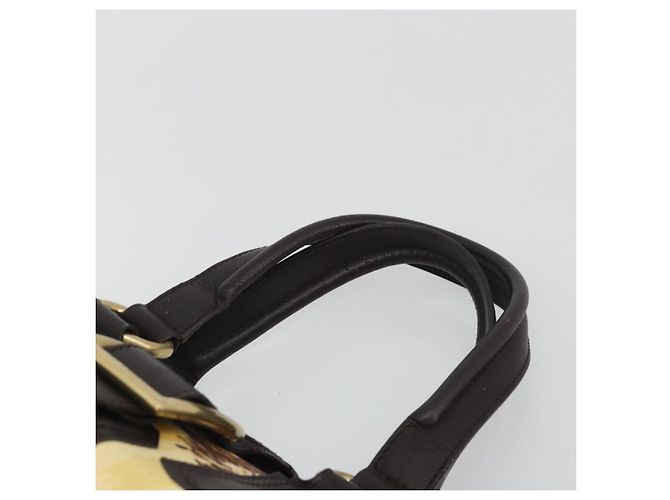 Céline Borsa CELINE in tela, oro, autentica 192711A Giallo - vista 8