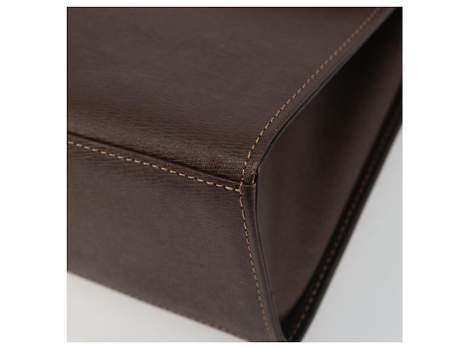 Borsa Burberry in pelle marrone e oro Auth ep15549A D'oro - vista 10
