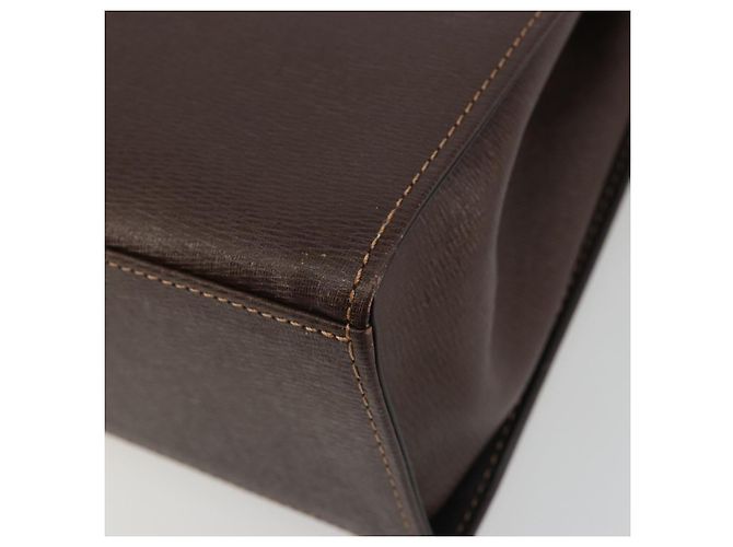 Borsa Burberry in pelle marrone e oro Auth ep15549A D'oro - vista 12
