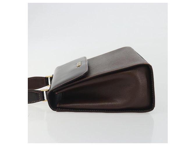 Borsa Burberry in pelle marrone e oro Auth ep15549A D'oro - vista 5