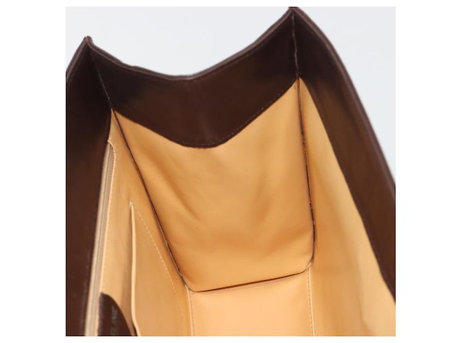Céline Borsa CELINE in pelle marrone oro Auth ep15547 D'oro - vista 19