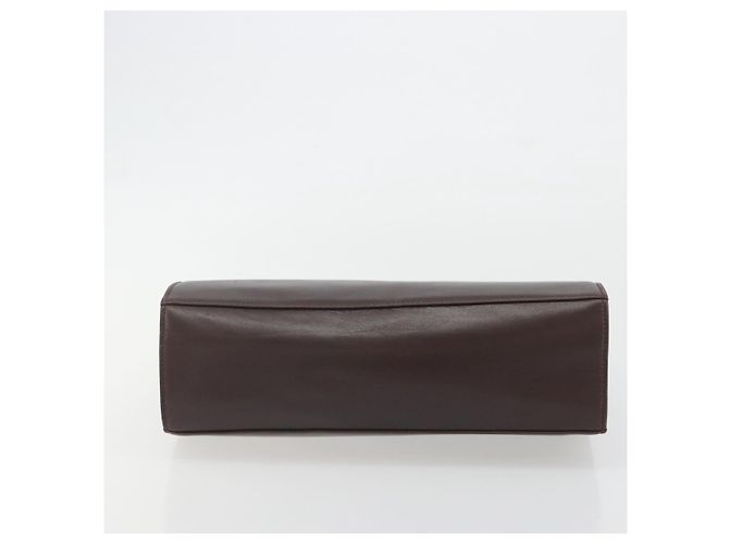 Céline Borsa CELINE in pelle marrone oro Auth ep15547 D'oro - vista 9