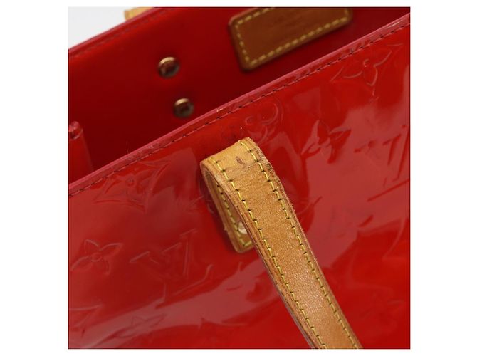 LOUIS VUITTON Borsa Monogram Vernis Reade MM Rosso Rouge M91086 LV Auth ep15522 - vista 10