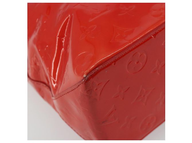 LOUIS VUITTON Borsa Monogram Vernis Reade MM Rosso Rouge M91086 LV Auth ep15522 - vista 16
