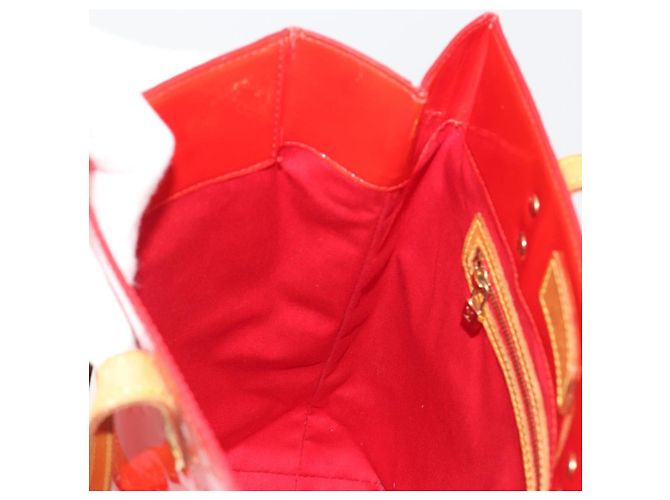LOUIS VUITTON Borsa Monogram Vernis Reade MM Rosso Rouge M91086 LV Auth ep15522 - vista 20