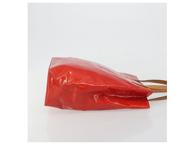 LOUIS VUITTON Borsa Monogram Vernis Reade MM Rosso Rouge M91086 LV Auth ep15522 - vista 3