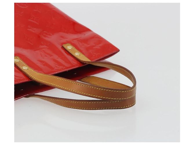 LOUIS VUITTON Borsa Monogram Vernis Reade MM Rosso Rouge M91086 LV Auth ep15522 - vista 7