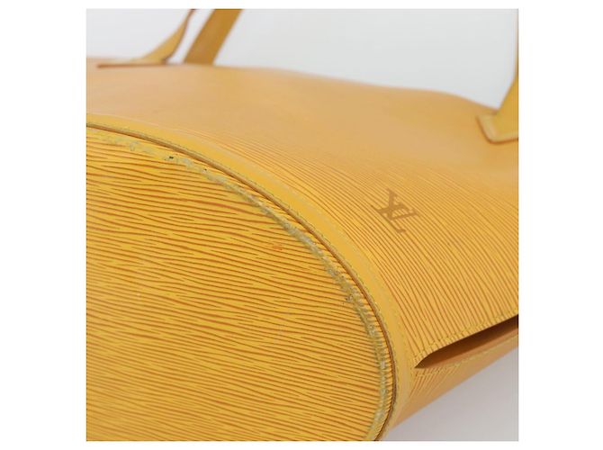 LOUIS VUITTON Epi Saint Jacques Borsa a Spalla Gialla M52269 Auth BA14126 Giallo - vista 10