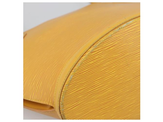LOUIS VUITTON Epi Saint Jacques Borsa a Spalla Gialla M52269 Auth BA14126 Giallo - vista 11