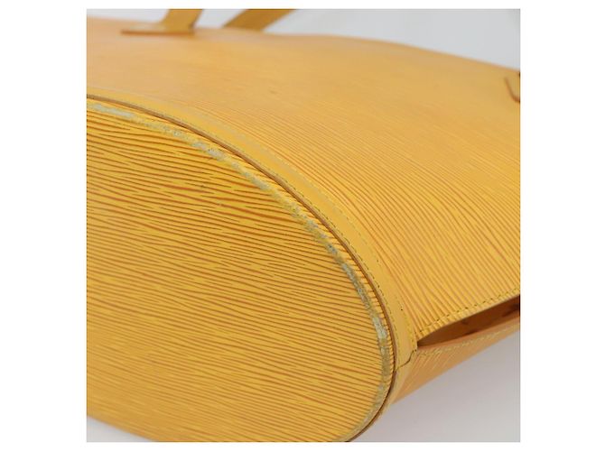 LOUIS VUITTON Epi Saint Jacques Borsa a Spalla Gialla M52269 Auth BA14126 Giallo - vista 12