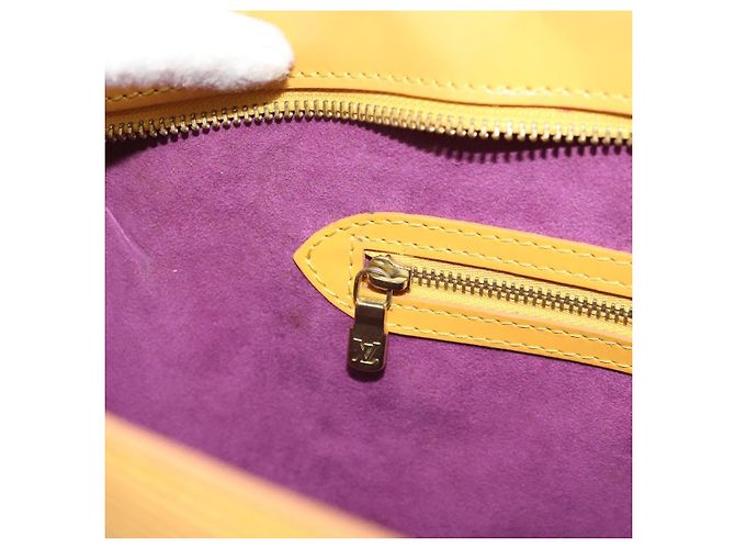 LOUIS VUITTON Epi Saint Jacques Borsa a Spalla Gialla M52269 Auth BA14126 Giallo - vista 19