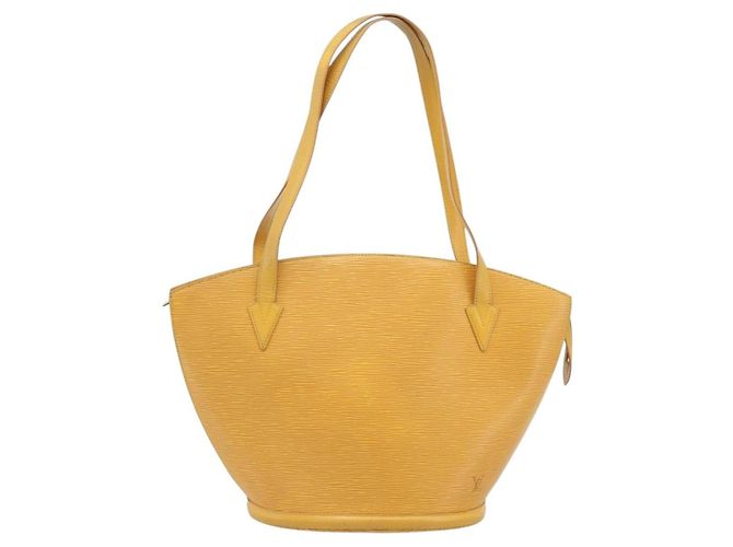 LOUIS VUITTON Epi Saint Jacques Borsa a Spalla Gialla M52269 Auth BA14126 Giallo - vista 2