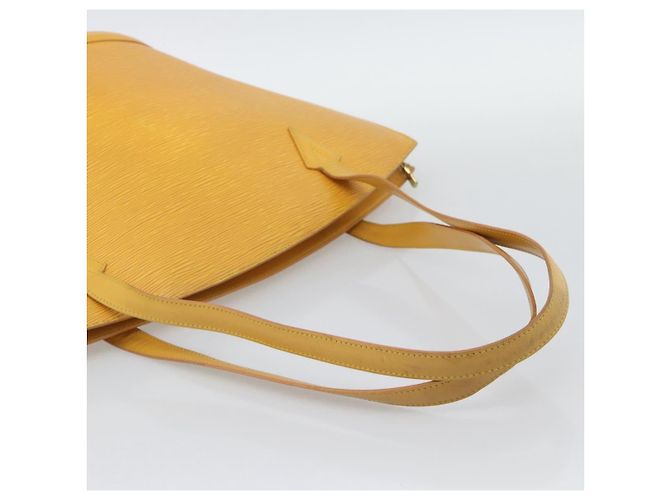 LOUIS VUITTON Epi Saint Jacques Borsa a Spalla Gialla M52269 Auth BA14126 Giallo - vista 7