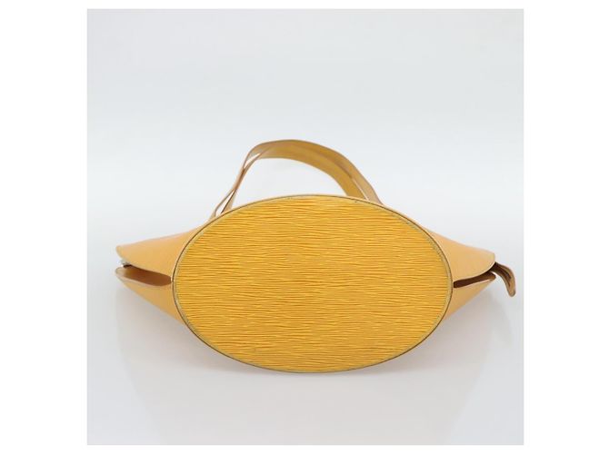 LOUIS VUITTON Epi Saint Jacques Borsa a Spalla Gialla M52269 Auth BA14126 Giallo - vista 9