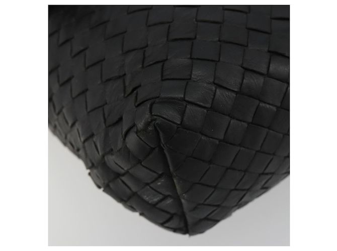 Borsa a Spalla BOTTEGA VENETA INTRECCIATO in Pelle Nera Auth ep15159 - vista 11