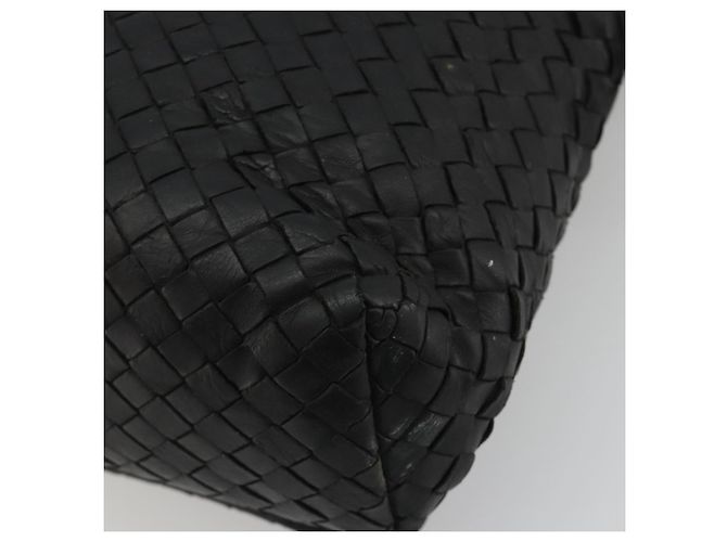 Borsa a Spalla BOTTEGA VENETA INTRECCIATO in Pelle Nera Auth ep15159 - vista 12