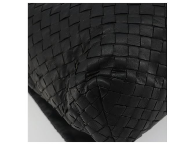 Borsa a Spalla BOTTEGA VENETA INTRECCIATO in Pelle Nera Auth ep15159 - vista 13