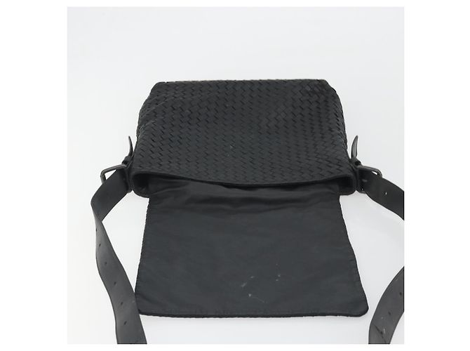 Borsa a Spalla BOTTEGA VENETA INTRECCIATO in Pelle Nera Auth ep15159 - vista 15