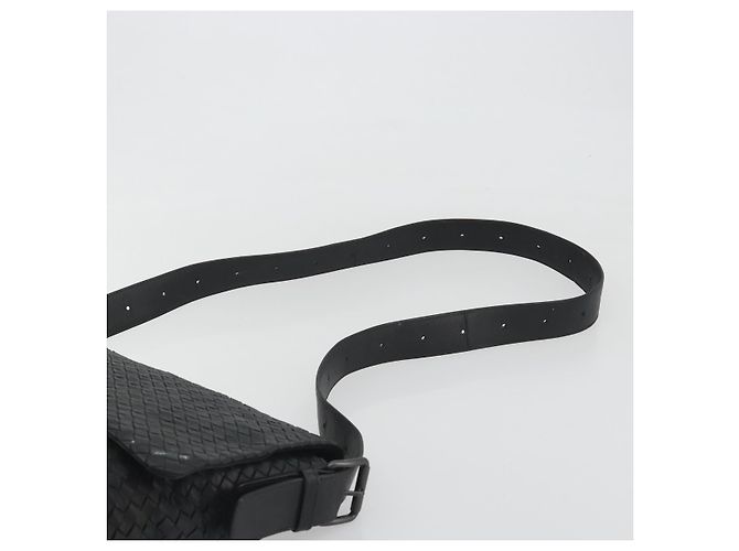 Borsa a Spalla BOTTEGA VENETA INTRECCIATO in Pelle Nera Auth ep15159 - vista 8