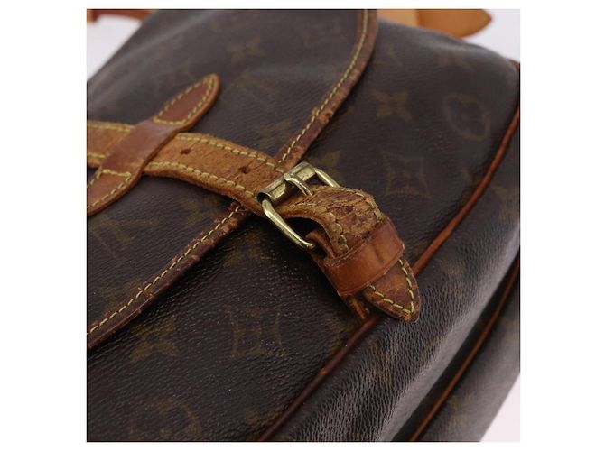 LOUIS VUITTON Borsa a Spalla Monogram Saumur 30 M42256 LV Auth hk3976 Monogramma - vista 14