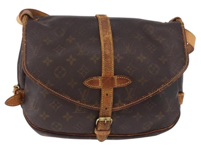 LOUIS VUITTON Borsa a Spalla Monogram Saumur 30 M42256 LV Auth hk3976 Monogramma - vista 2