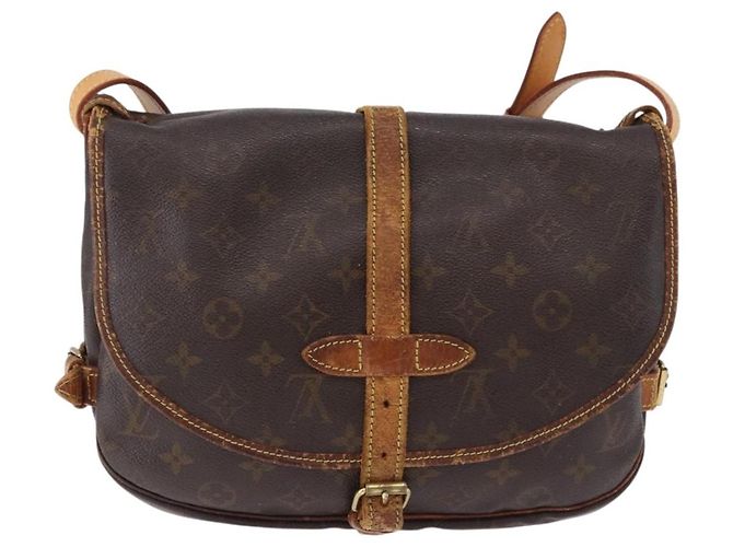 LOUIS VUITTON Borsa a Spalla Monogram Saumur 30 M42256 LV Auth hk3976 Monogramma - vista 3