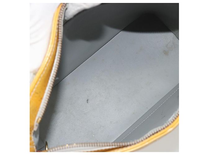 LOUIS VUITTON Borsa Monogram Vernis Houston Gris M91053 LV Auth ep15598 Grigio - vista 11