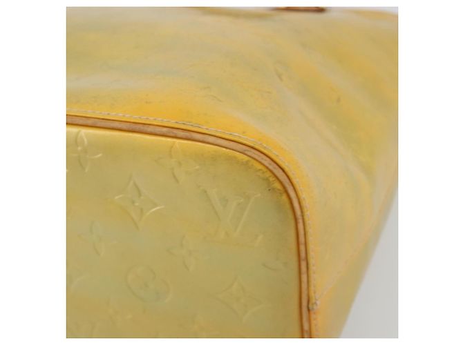 LOUIS VUITTON Borsa Monogram Vernis Houston Gris M91053 LV Auth ep15598 Grigio - vista 14