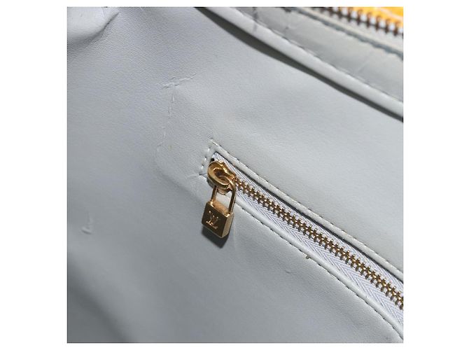 LOUIS VUITTON Borsa Monogram Vernis Houston Gris M91053 LV Auth ep15598 Grigio - vista 23