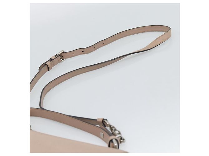 Saffiano Bolsa PRADA em couro Safiano 2way Rosa Prata Auth bs36289 - vista 10