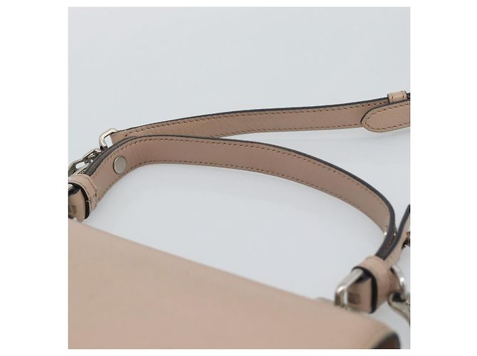 Saffiano Bolsa PRADA em couro Safiano 2way Rosa Prata Auth bs36289 - vista 8