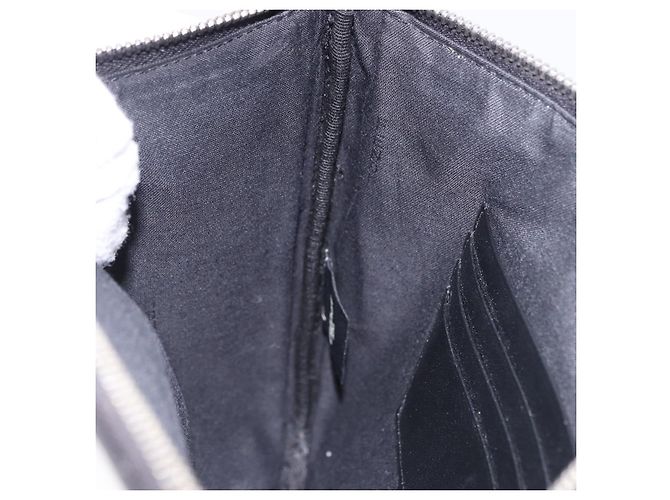 FENDI Zucchino Canvas Clutch Bag Schwarz Auth ki6765V - Ansicht 16