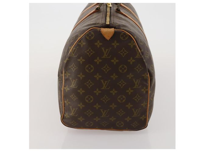 LOUIS VUITTON Borsa Boston Monogram Keepall 50 M41426 LV Auth 193007A Monogramma - vista 5