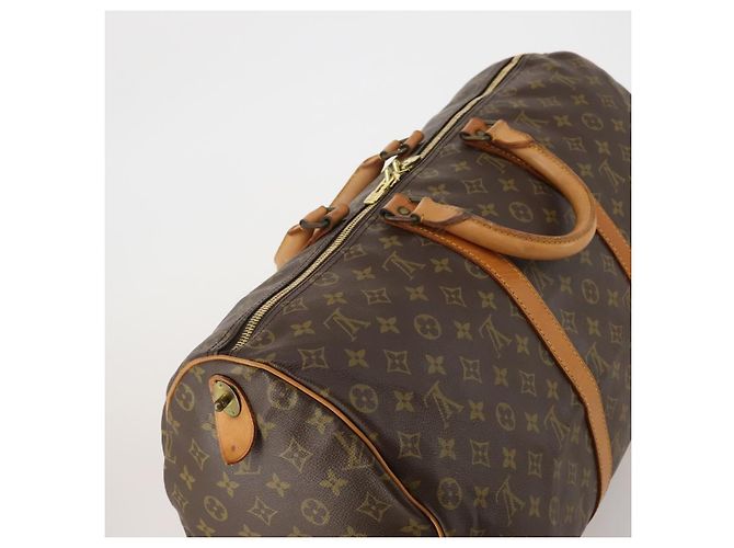 LOUIS VUITTON Borsa Boston Monogram Keepall 50 M41426 LV Auth 193007A Monogramma - vista 6