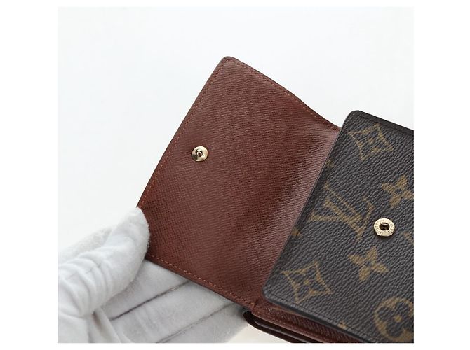 LOUIS VUITTON Monogram Porte Monnaie Bier Cartes Crdit M61652 LV Auth am12191V Monogramma - vista 27