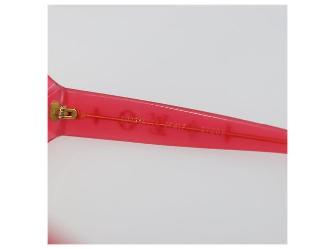 Gafas de sol LOUIS VUITTON Opsation de plástico Rojo Oro Z0078E LV Auth bs36332 Roja Dorado - vista 11