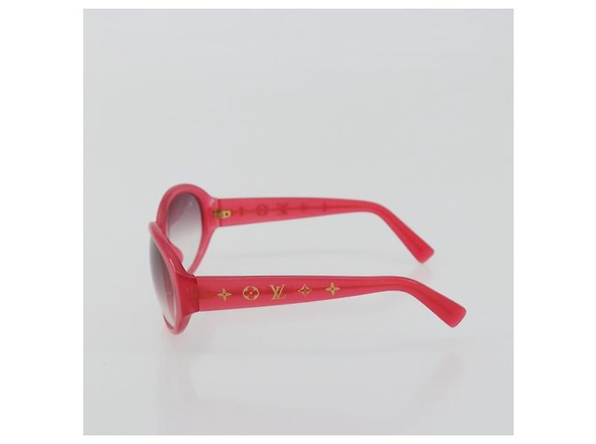 Gafas de sol LOUIS VUITTON Opsation de plástico Rojo Oro Z0078E LV Auth bs36332 Roja Dorado - vista 4