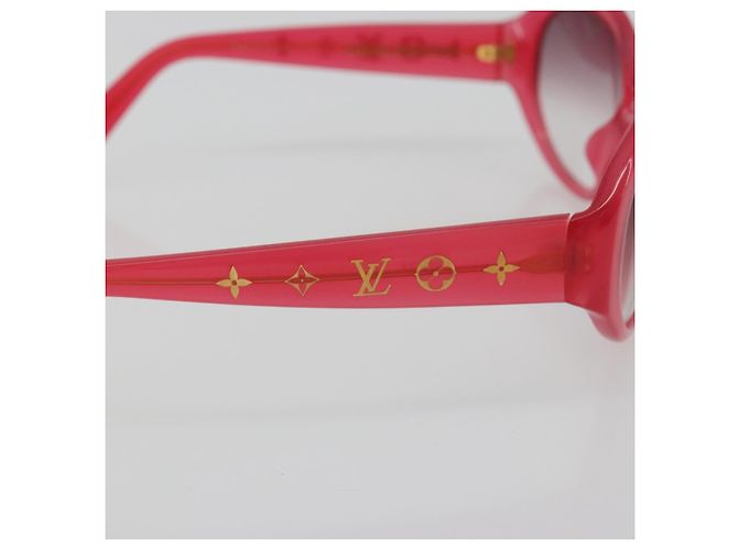 Gafas de sol LOUIS VUITTON Opsation de plástico Rojo Oro Z0078E LV Auth bs36332 Roja Dorado - vista 9