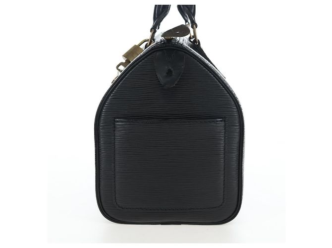 LOUIS VUITTON Epi Speedy 25 Hand Bag Black M59042 LV Auth am12144V Nero - vista 5
